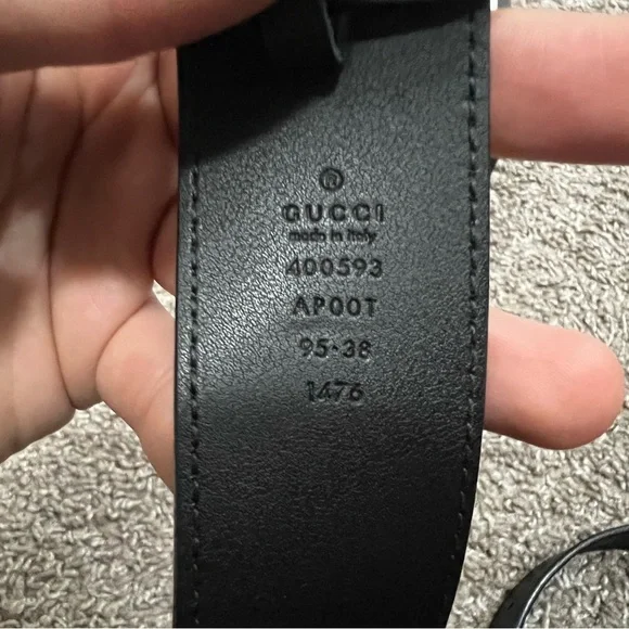 GUCCI GG logo monogram belt size 150 - Picture 4 of 8